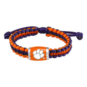 New Clemson TIgers Beri Paracord Bracelet, Gift for Her Mom Him Dad, NCAA